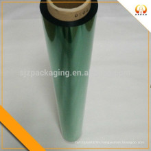 Green colored PET plastic film for furniture